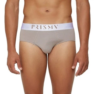 Prisma Core Taupe Classic Brief mens underwear midi male slip organic cotton - Picture 1 of 5
