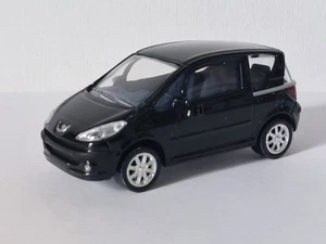 Norev Miniature Car 3 Inches 1/64 Peugeot 1007 Black New In Box - Picture 1 of 10