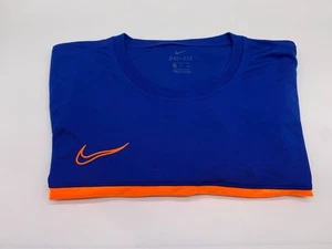 T-Shirt Nike Uomo Dri-Fit Blu Allenamento - Taglia XXL - Usata - Foto 1 di 4