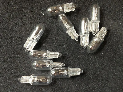 Box 10 Chevy 74 Mini Wedge Lamp Incandescent Instrument Panel Light Bulbs NOS - Image 1 of 4