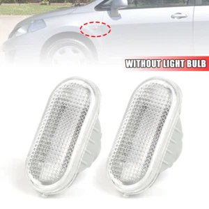 2X Side Repeater Indicators Light Shell Case 26160-AX00A for NISSAN NOTE 2006-09 - Picture 1 of 12