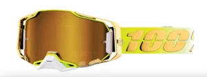 Maschera 100% Armega Feelgood Lente Mirror Oro - Picture 1 of 1