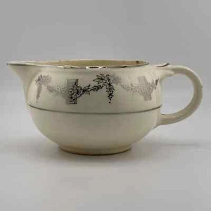Taylor Smith Taylor 1936 Empire Platinum Trim Creamer Art Deco - Picture 1 of 5
