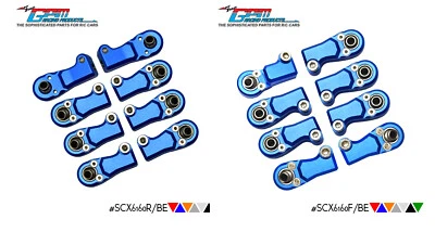 Aluminum front+rear tie rod ball end AXIAL 1/6 SCX6 JEEP JLU WRANGLER  - Image 1 of 4