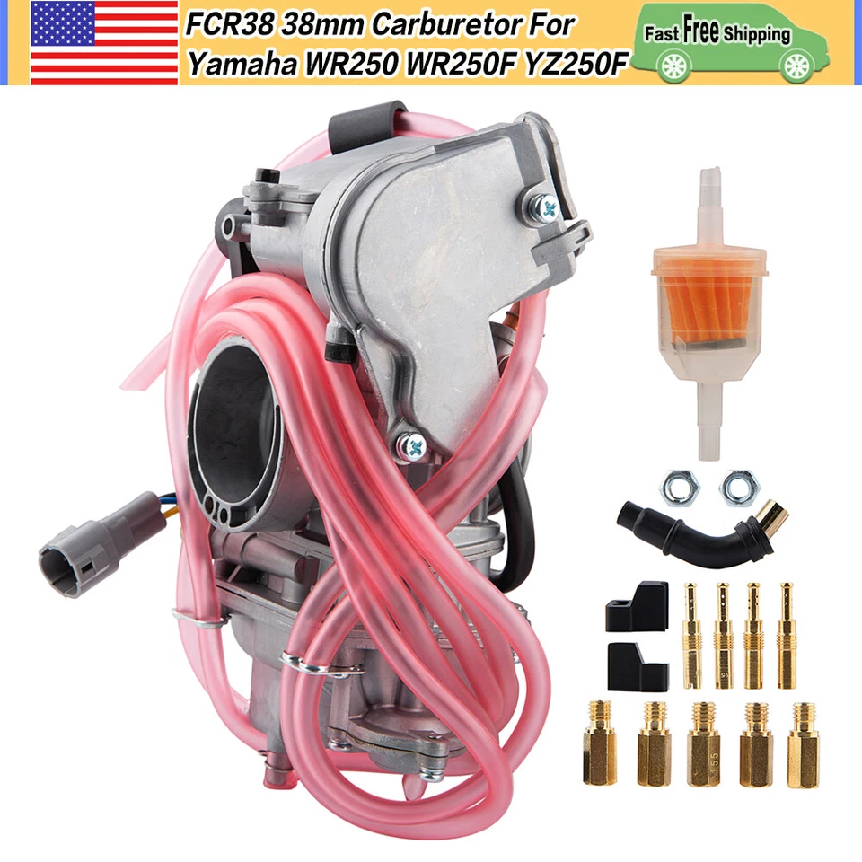 Carburador FCR38 38 mm para Yamaha WR250F YZ250F 01-13 Husqvarna TC250 TE250 02-16 Foto 1 de 4