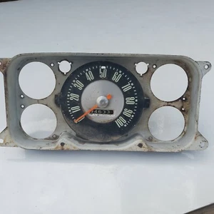 Vintage Speedometer with Dash Trim - Picture 1 of 11