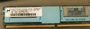 HP 398708-061 MT36HTF51272FY-667E1D4 4GB PC2-5300 CL5 Server FB-DIMM ECC Memory - Picture 1 of 2