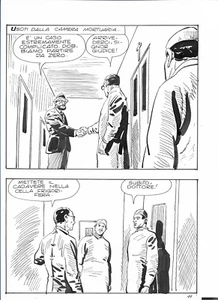 COMIC ART : Renzo Orru - Attualità nera # 16 - 2 Original Feder zeichnungen - Picture 1 of 3