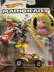 HOT WHEELS MARIO KART CHARACTER CARS PRiNCESS PEACH gold customized - Bild 1 von 4