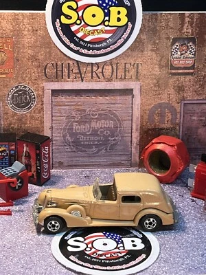 Caddy clásico Hot Wheels Blackwalls 1935 35 1:64 bronceado fundido a presión usado excelente estado HK Foto 1 de 4