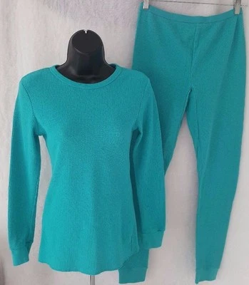 Juego de salón Joe Boxer para mujer talla S pequeño verde térmico Foto 1 de 4