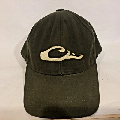 DRAKE WATERFOWL DUCK HEAD DH LOGO COTTON TWILL BALL CAP HAT ADJUSTABLE OSFM - Image 1 of 4
