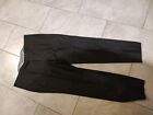zegna wool pants Dark Grey Flat Front Size 48 Nwt