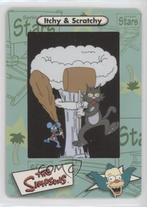 2000 Artbox The Simpsons FilmCardz Itchy Scratchy & #9 12ge
