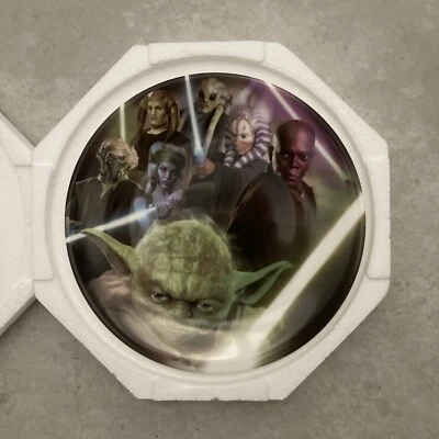 Star Wars Jedi Knights Yoda Edición Limitada Placa Coleccionista Certificado de Autenticidad Nuevo en Caja 2005 Foto 1 de 4