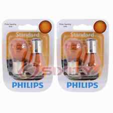 2 pc Philips Rear Turn Signal Light Bulbs for Chrysler Fifth Avenue 1983 gd