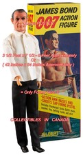 JAMES BOND 007 1965 Action Figure =POSTER Very Large 3 1/2 x 6 1/2 - 7 Feet Long