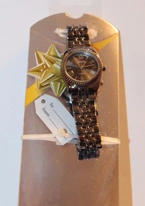 Details Quartz Base Metal Bezel Pewter Metallic WristWatch Watch  - Picture 1 of 2