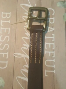 CINTURÓN HOMBRE RALPH LAUREN MARRÓN. Talla M DEADSTOCK - Imagen 1 de 7