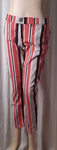 Angels, Hose, rot-schwarz-weiß gestreift, Gr. 34/XS - Bild 1 von 7