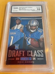 ERIC EBRON LIONS 2014 ROOKIES & STARS DRAFT CLASS RC # DC10 GRADED 10 L@@@K - Bild 1 von 2