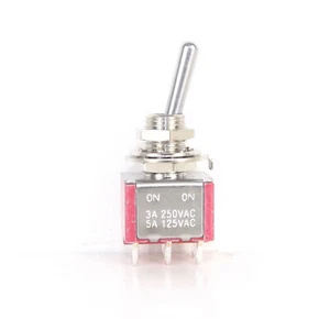 Miniature Toggle Switch Double Pole Double Throw (On-On) - Picture 1 of 1