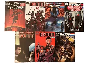 G.I.Joe IDW Comics Job Lot 7 Comic Books Various Titles - Imagen 1 de 15