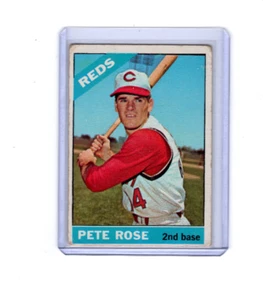 1966 Topps Pete Rose Cincinnati Reds #30 🚀😳💥 G/G+ - Imagen 1 de 2