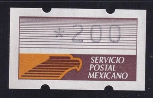 ubz70 México 1990 máquina expendedora sellos postales, temporada inflacionaria - Imagen 1 de 1