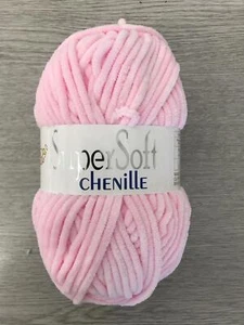 Jarol Supersoft Chenille Hilo De Tejer 100g - 007 Rosa Bebé - Imagen 1 de 1