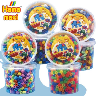 Maxi Bügelperlen Dose Mischungen Perlen 600st Steckperlen Beads HAMA