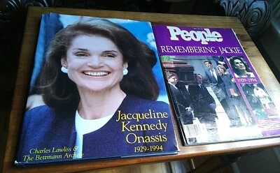 Jackie Kennedy Onassis Tribute Book and People Magazine 1994 - Image 1 of 4