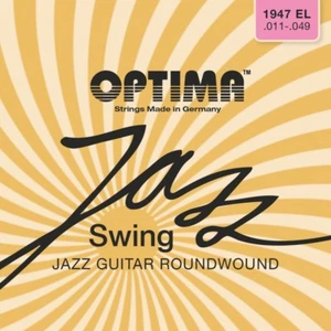 Optima Jazz Swing Roundwound Chrome Strings Set Guitar Strings - Picture 1 of 9