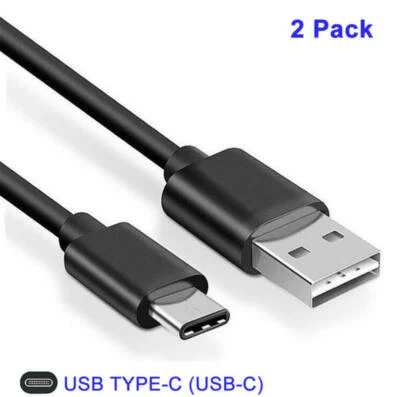 2x 1M USB C Gamepad Charging Cable for PS5 / Switch Pro Controller Power Cord - Image 1 of 4
