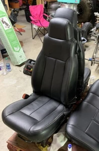 Fits For jeep Wrangler 2003-2006 Leather Replacement Seat Covers - Bild 1 von 4