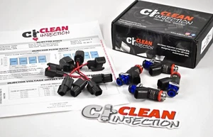 Honda Civic Accord TSX K24 RDX 1300cc Fuel Injectors adapters K series SI k24z7 - Picture 1 of 1