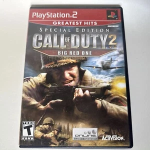 Call of Duty 2 Big Red One Special Edition PS2 PlayStation 2 No Manual - Picture 1 of 5