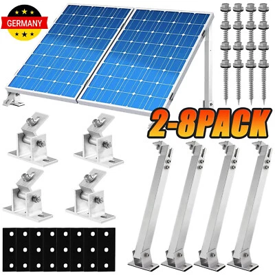 GOOWAY Solarpanel Halterung Solarmodul Aufständerung PV Dachbefestigung Montage Dach !