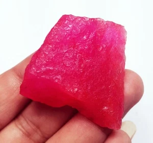 Natural Red Beryl (Bixbite) Rough 107.65 Ct Certified Loose Gemstone ~ Free Gift - Picture 1 of 6