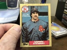 1987 Topps Tiffany Parallel # 204 SAMMY STEWART