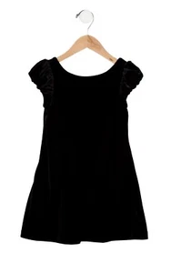 Ralph Lauren Mädchen Kleid schwarz Samt Urlaub A-Linie, Größe 4 - Bild 1 von 2