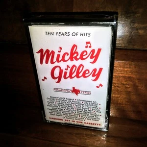 New! MICKEY GILLEY - Ten Years of Hits CASSETTE Stand By Me. Room Full of Roses - Picture 1 of 10