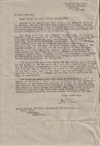 WWII 1945 Major F.V.C. Pereira. O.C. SUFFOLK REGIMENT, Gibraltar Barracks, BURY - Picture 1 of 1
