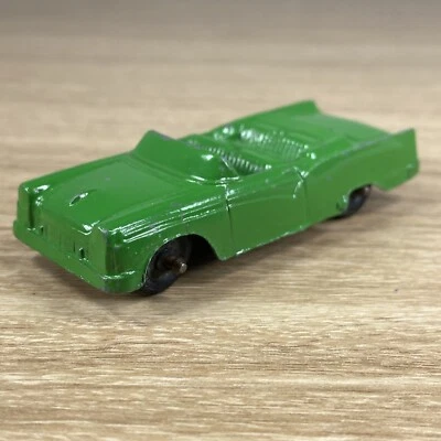 Vintage Tootsie Toy 1957 Ford Fairlane Convertible Car Diecast Metal Green - Image 1 of 4
