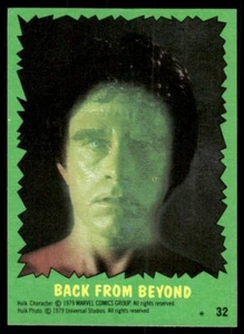 The Incredible Hulk 1979 TV Show Topps Card #32 (NM) - Picture 1 of 2