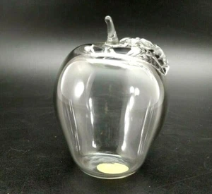 Vintage Princess House Exclusive Hand Blown Glass Glass Apple Decor - Picture 1 of 12