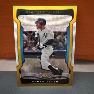 2009 Topps Finest Baseball Derek Jeter Gold Refractor #’d 50 - Bild 1 von 4