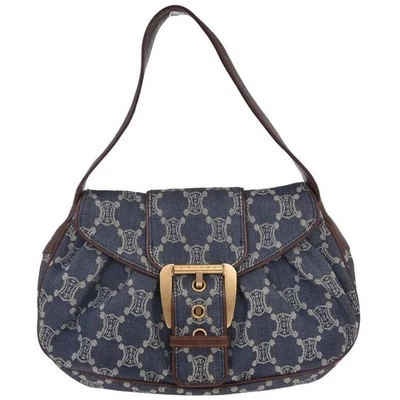 Celine Blue Denim Macadam Handbag CY00/24 135122 - Image 1 of 4