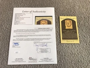 WAHOO SAM CRAWFORD Signed HOF Postcard JSA LOA Front & Back Autograph Rare - Picture 1 of 3