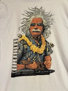 90er Rietveld Einstein weiß XL Hemd Hawaii TS1 - Bild 1 von 6